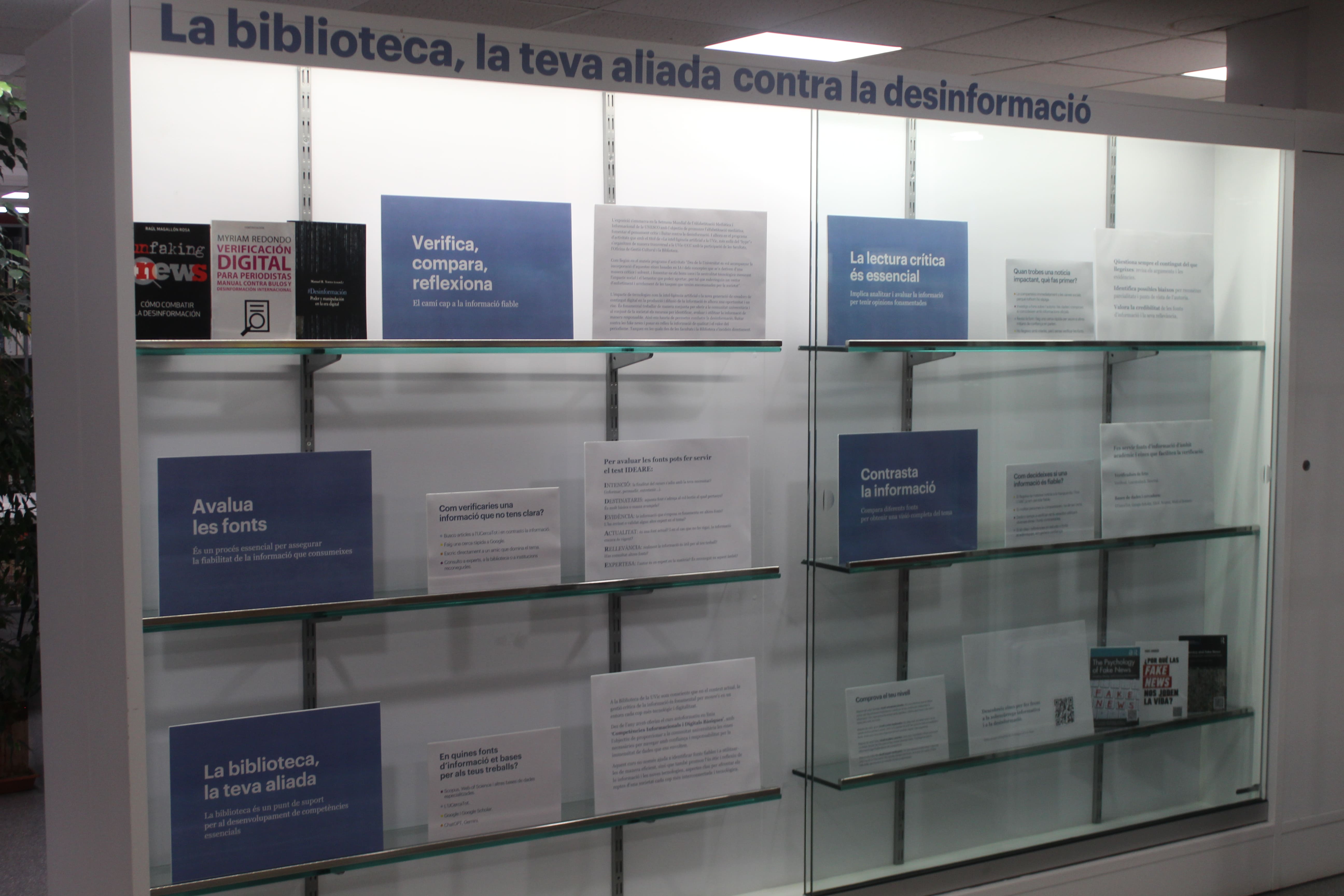 La biblioteca, la teva aliada contra la desinformació