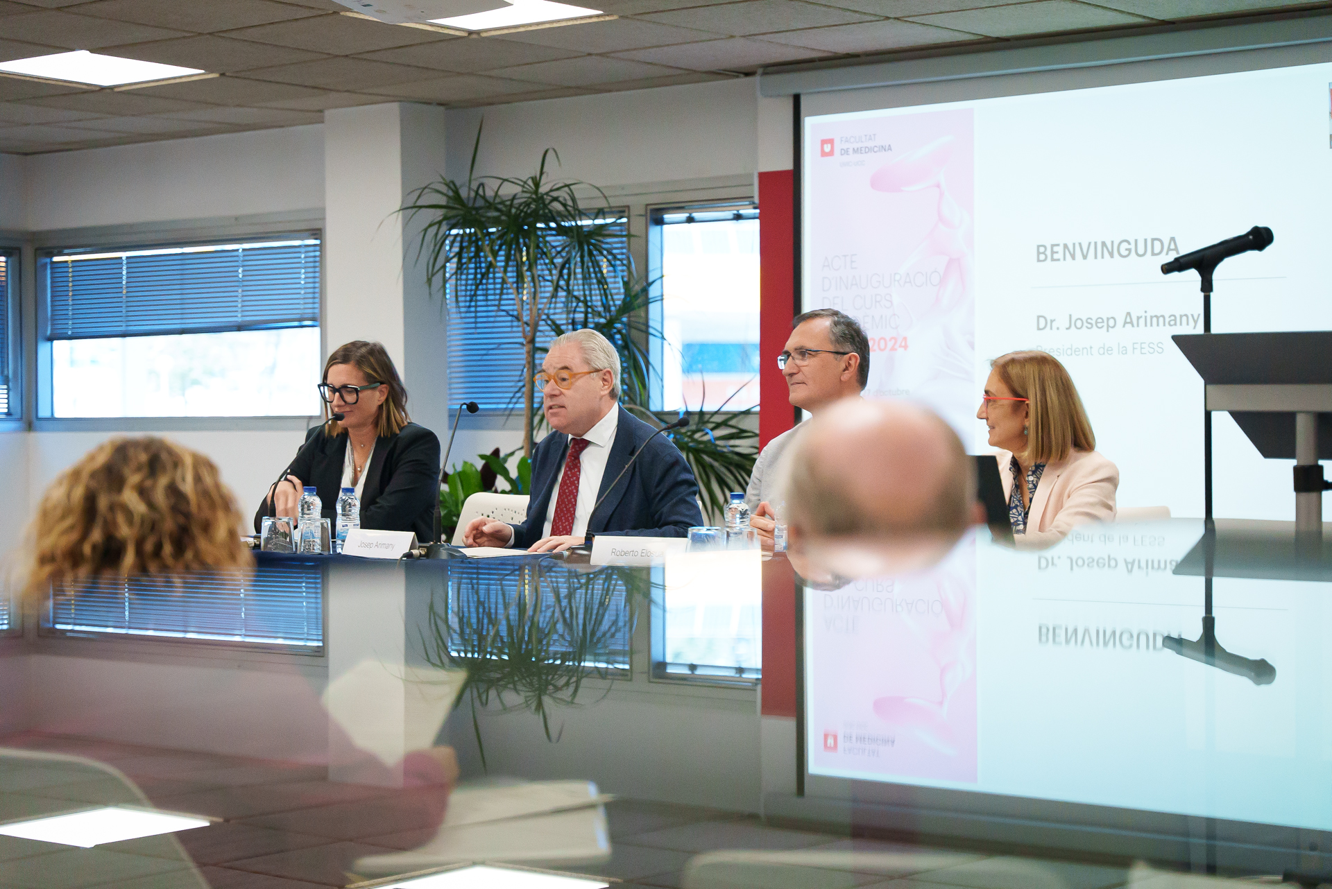 Anna Terradellas, Dr. josep Arimany, roberto Elosua i ClÃ udia BayÃ©s