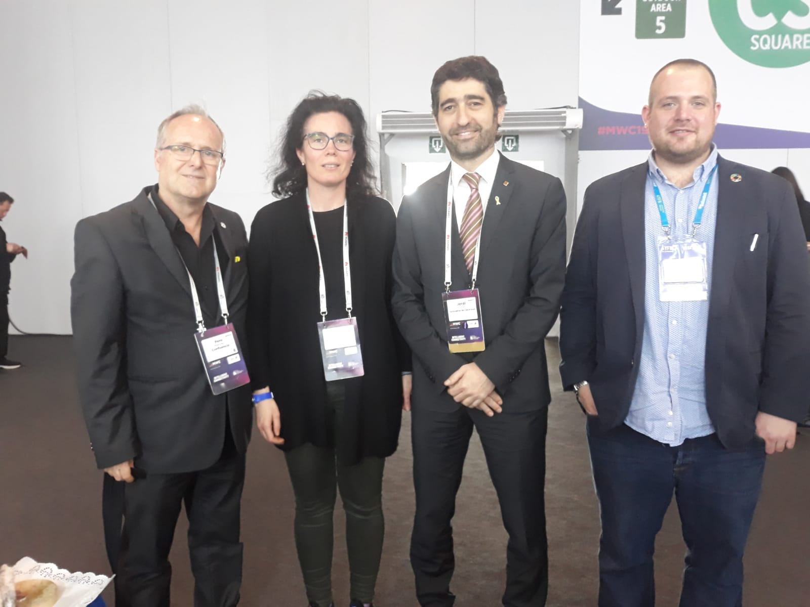 Membres de la UVic al MWC