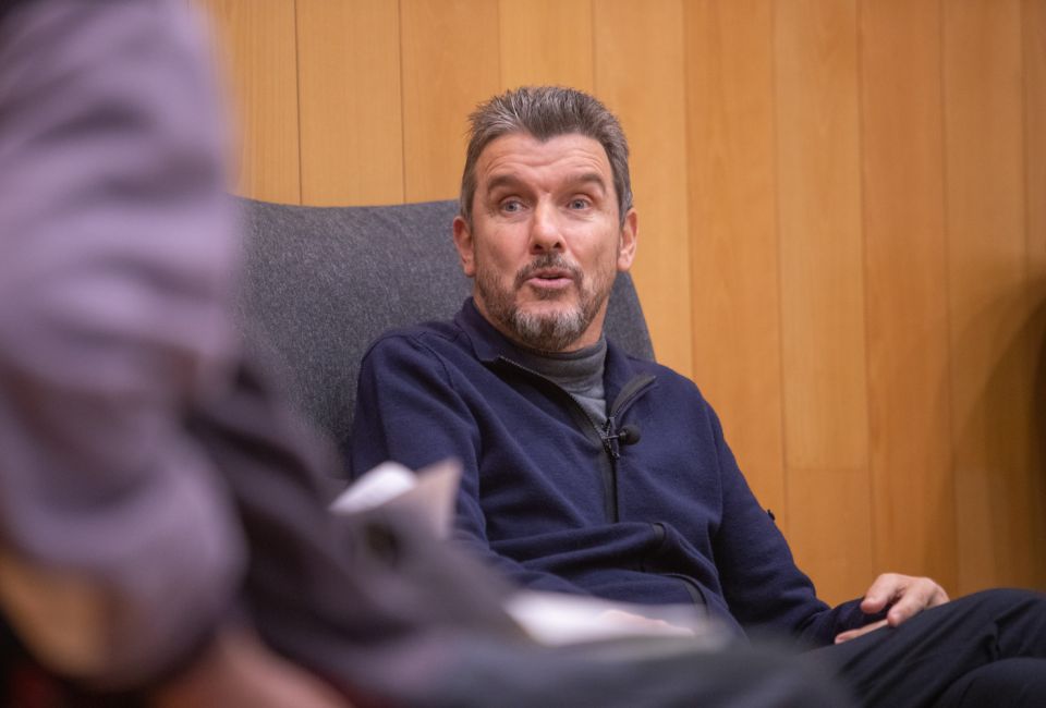 Juan Carlos Unzué durante la presentación del libro